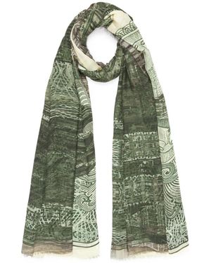 Faliero Sarti Winter Scarves - Verde