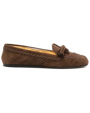 Prada Platte Schoenen - Bruin