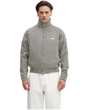Rhude Gingham Hamptons Trainingsjacke - Grau