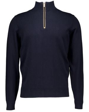Bugatti Half-Zip Sweater 7500 - Blau