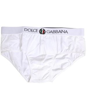 Dolce & Gabbana Slips - Wit