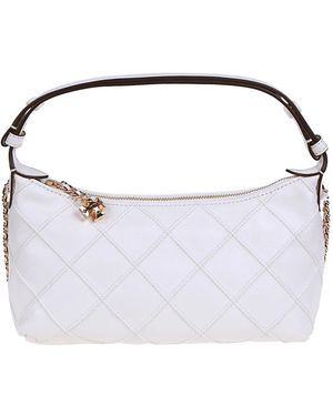 Tory Burch Fleming Pochette - Wit