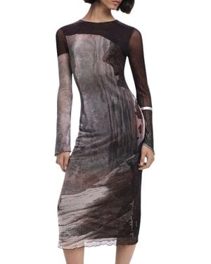 Desigual Midi Dresses - Black