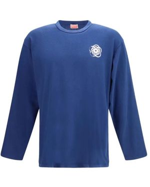 KENZO Long Sleeve Tops - Bleu