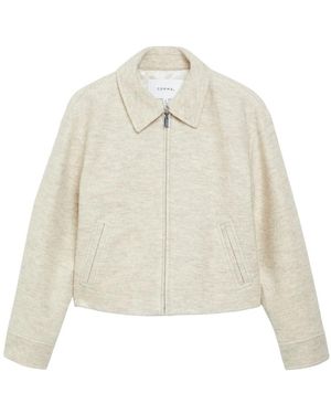 Comma, Jassen ,Wol Indoor Jas - Wit