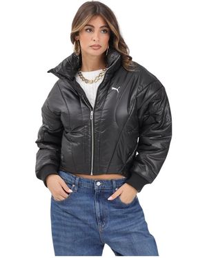 PUMA Jassen ,Zwart ,Leer Dare To Puffer Jacket