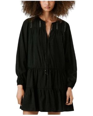 Pepe Jeans Short Dresses - Black