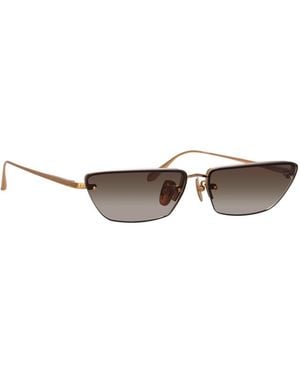 Linda Farrow Sunglasses - Brown