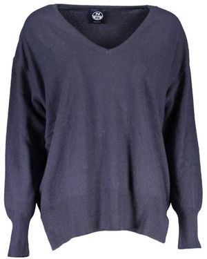 North Sails V-Neck Knitwear - Blue