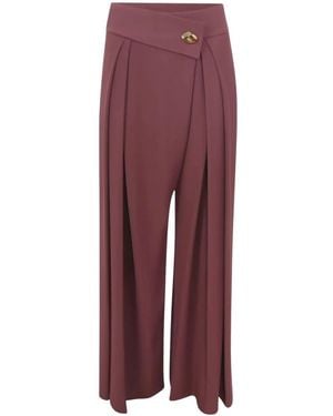 Rinascimento Wide Trousers - Purple