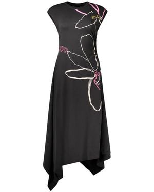 Desigual Midi Dresses - Negro