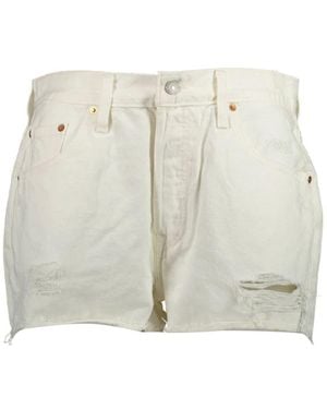 Levi's Weiße Baumwoll-Damenjeans - Natur