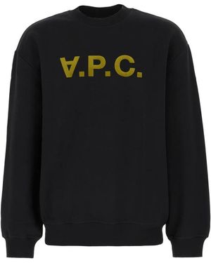 A.P.C. Felpe Sweatshirt - Zwart