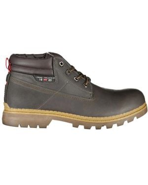 Carrera Lace-Up Boots - Gray