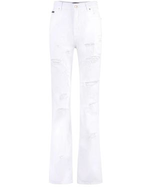 Dolce & Gabbana Boot-Cut Jeans - White
