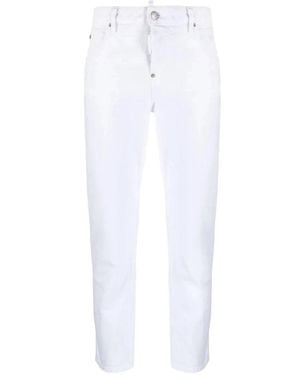 DSquared² Cropped Jeans - Blanco