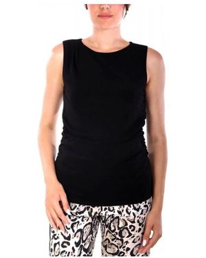 Marella Sleeveless Tops - Black
