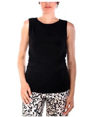 Marella Sleeveless Tops - Black