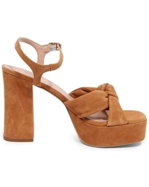 Unisa High Heel Sandals - Brown