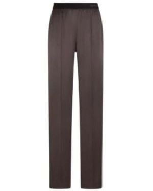 Tom Ford Straight Trousers - Marrón