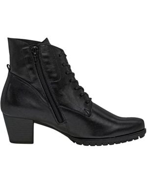 Gabor Heeled Boots - Noir