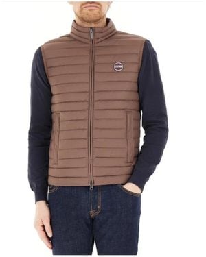 Colmar Fitness ,Bruin ,Leer Lichtgewicht Donsbodywarmer