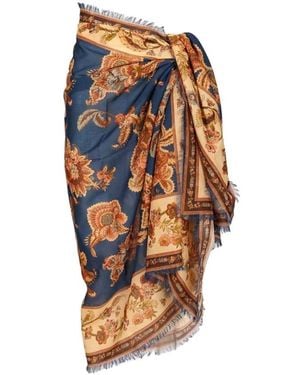 Zimmermann Accessoires ,Veelkleurig ,Nylon Silk & Nylon Sjaal - Meerkleurig