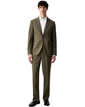 Lindbergh Single Breasted Suits - Verde