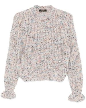 Twinset Round-Neck Knitwear - Blanc