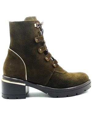 Tosca Blu Lace-Up Boots - Verde