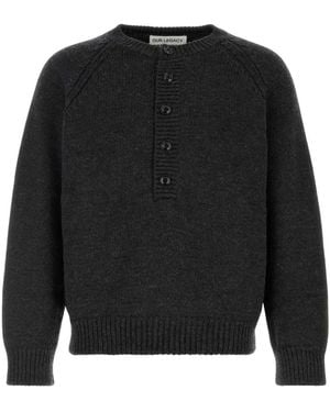 Our Legacy Shore Henley - Schwarz