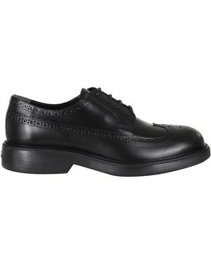 Hogan Laced Shoes - Black