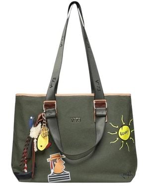 V73 Tote Bags - Green