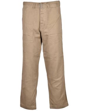 Replay Straight Trousers - Natural