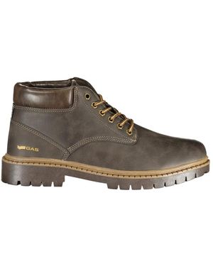 Gas Lace-Up Boots - Grey