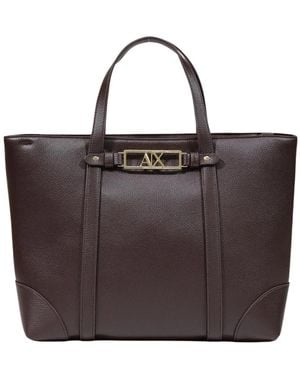 ARMANI EXCHANGE Tote Bags - Marrone