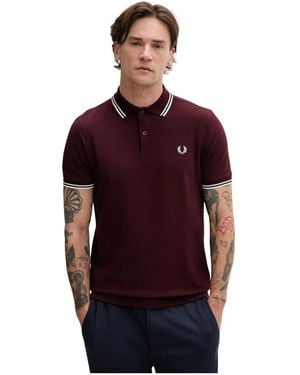 Fred Perry Polo Hemden - Rood