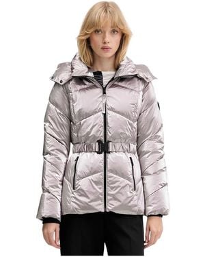 Desigual Metalic Padded Jacket - Grijs