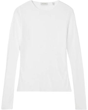 Dagmar Long Sleeve Tops - Bianco