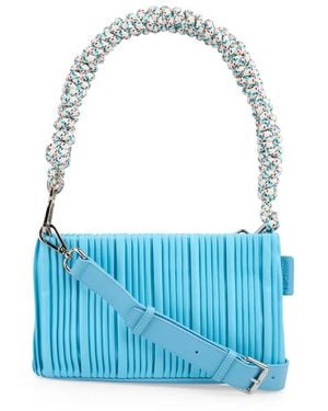 Marc Cain Schultertasche Aus Kunstleder - Blau