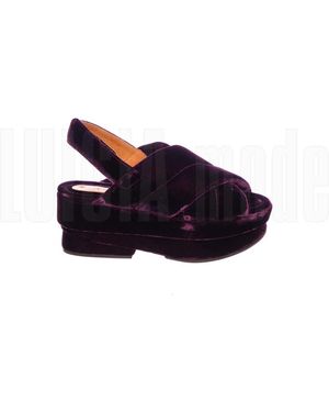 Chie Mihara Velvet grape stilvolle schuhe - Blau