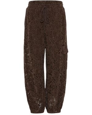 GUSTAV Cropped Trousers - Marrón