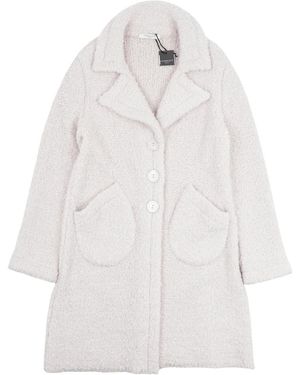 Charlott Single-Breasted Coats - Wit