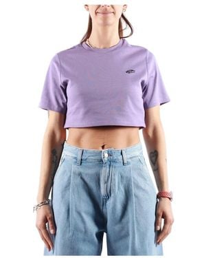 Vans Style 76 Ii Crew Crop Ss - Lila