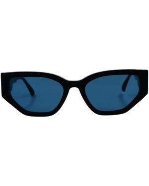 Spektre Accessoires ,Zwart ,Nylon Rea Zonnebril - Blauw