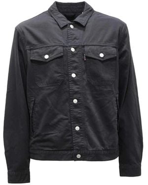 Schott Nyc Denim Jackets - Black