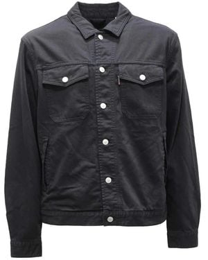 Schott Nyc Denim Jackets - Black