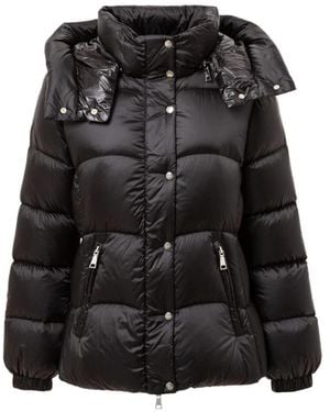 Add Zwarte Polyamide Donsjas Met Capuchon