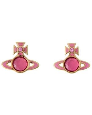 Vivienne Westwood Beatrix Oorbellen - Roze