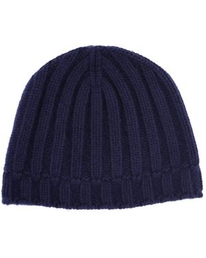 Drumohr Cuffia A Costine - Blau
